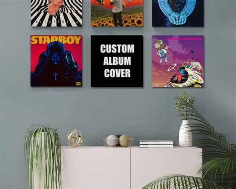 Custom Album Cover Canvas Personalized Canvas Print Custom Etsy