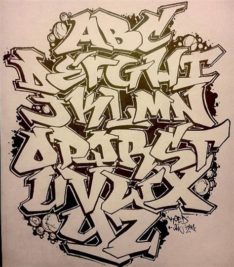 Letters Of The Alphabet In Graffiti Drawing At Getdrawings Free Download