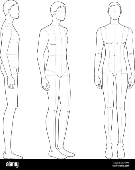 Male Figure Drawing Model Poses