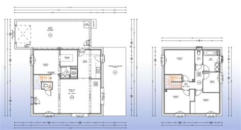 Plain pied (108) etage (75) sous sol (14) mezzanine (2). plan maison etage 130m2