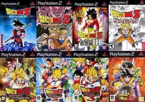 Juegos de dragon ball z: Super Dragon Ball Z, Sagas Playstation 2 (kit 8 Jogos Ps2 ...