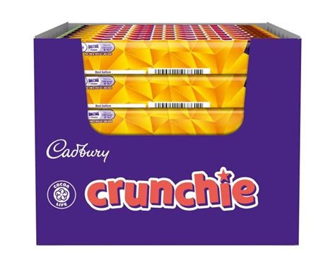 cadbury crunchie bar 40g box of 48 chocolate bars cadbury ts direct