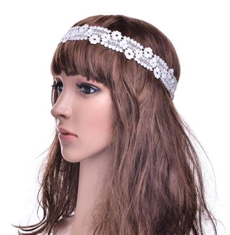 Freeshipping Wholesale Retail Fashion Sexy Lady Lace Flower Hairband Headband Popular Fashion