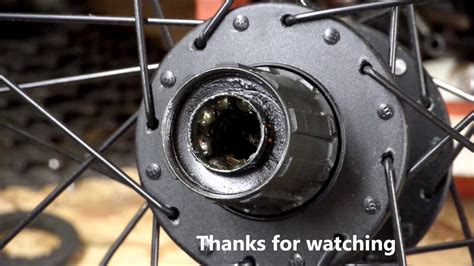 How To Remove A Freehub Body Youtube