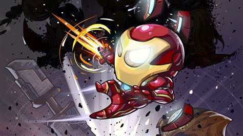 ① pick any animated wallpaper from our website. Iron Man Cartoon Marvel Art Wallpaper, HD Superheroes 4K ...