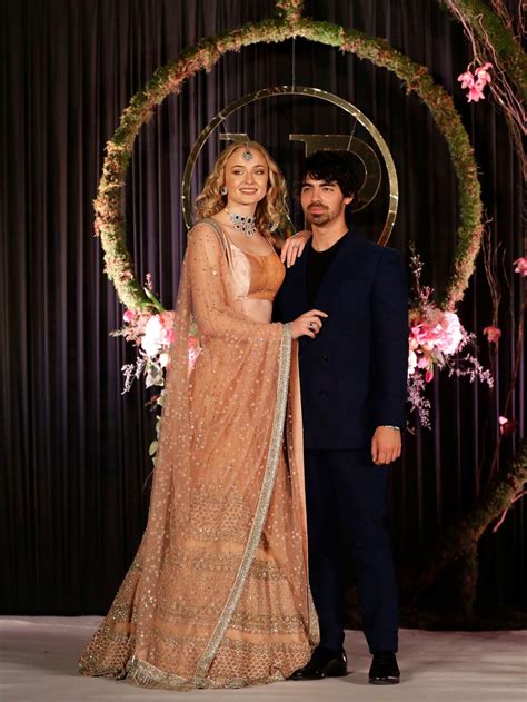 Sophie Turner And Joe Jonas At Wedding Reception In India 12042018