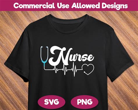 Nurse Stethoscope SVG PNG Nurse Svg Nurse Quotes Svg Funny Nurse Sayings Nurse Gift Cut