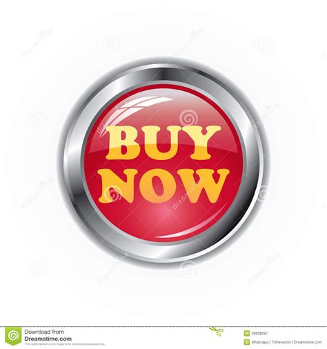 Buy Now Button Stock Illustration Illustration Of