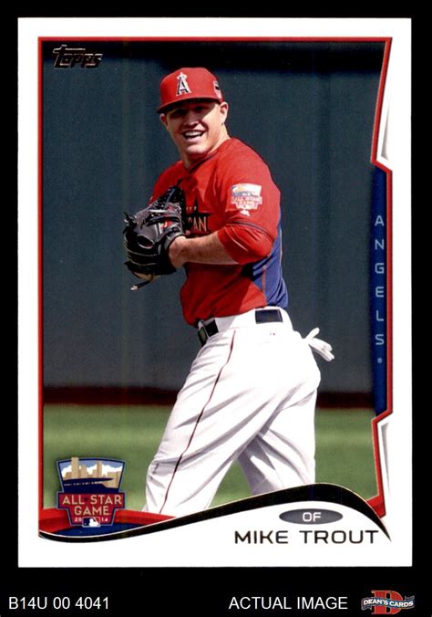 2014 Topps Update 54 All Star Mike Trout
