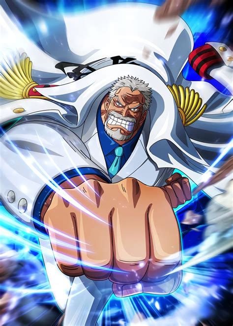 Garp The First One Piece Poster By Onepiecetreasure Displate In