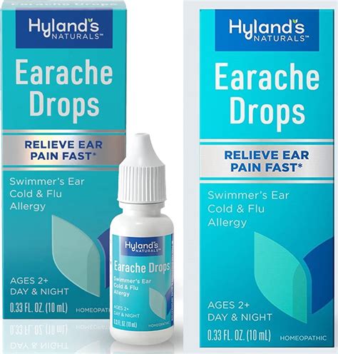 2 Packhylands Earache Drops Natural Relief Of Earaches Swimmers