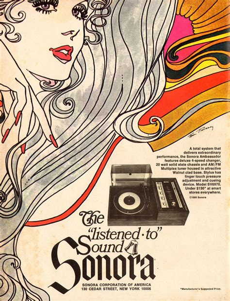 Design Is Fine History Is Mine — Sonora Record Player Ad
