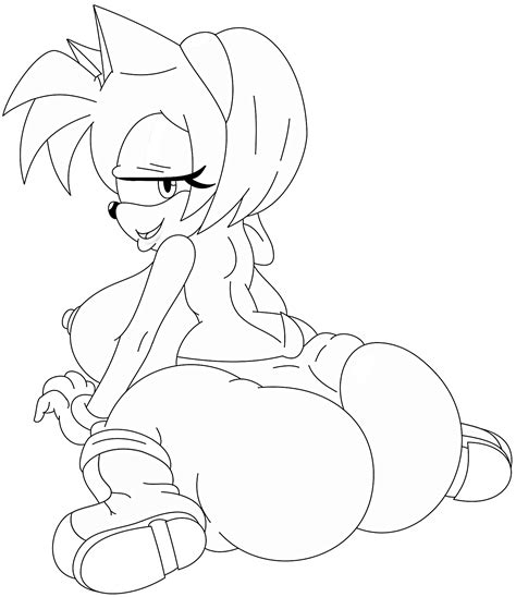 Rule 34 Amy Rose Anthro Ass Bedroom Eyes Big Breasts Big Butt Breasts