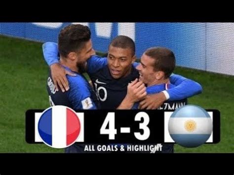 France vs argentina 4 3 all goals and extended highlights w english commentary world cup 2018 hd. France vs Argentina (4-3) ALL GOAL & HIGHLIGHT WORLD CUP ...