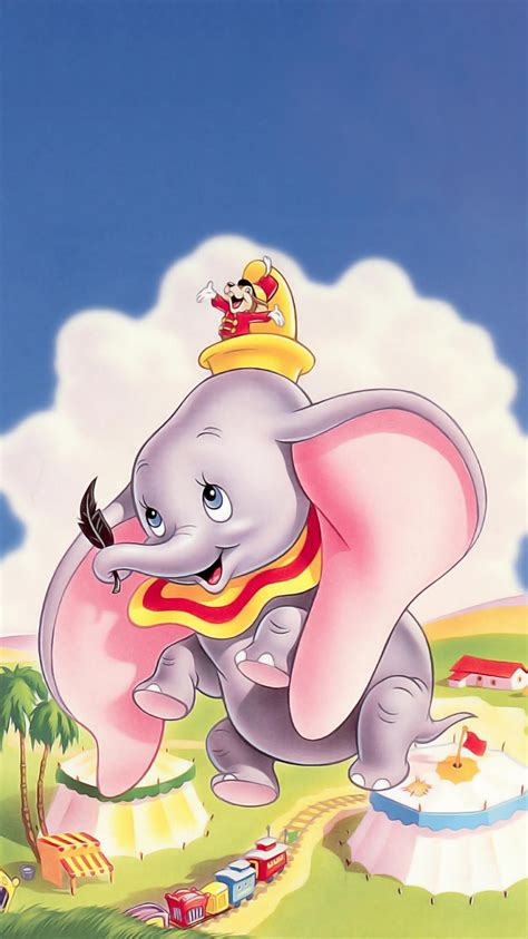 Wallpaper For Dumbo 1941 Dumbo Cartoon Disney Cartoon Characters