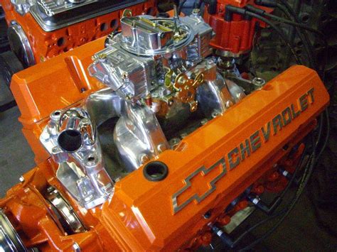 Sell Chevy 383 440 Hp 4 Bolt Crate Engine Turn Key Orange Gm High