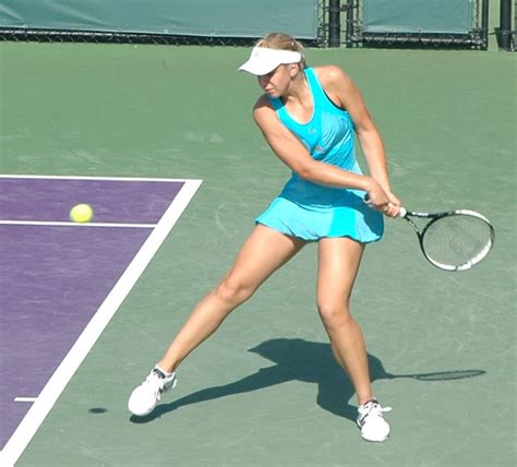 Sabine Lisicki Hits A Backhand During Her First Round Win Flickr