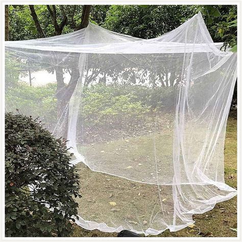 Liujir Large White Camping Mosquito Net Indoor Outdoor Netting Storage
