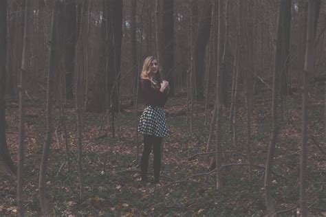 Girl In The Woods Photography Creepy Shoot Inspiration Pinterest