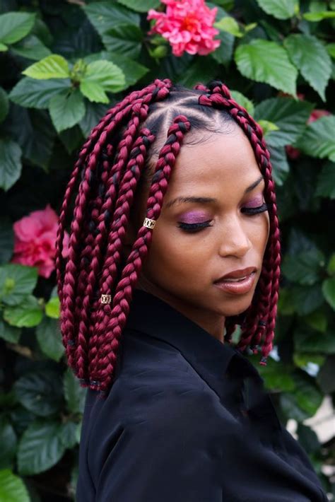 Unique bob braids hairstyles 20 braided bob hairstyle ideas in 2018 suggestions, source:africanamericanhairstyling.com. 60+ SIMPLE AND STYLISH AFRICAN BRAID HAIRSTYLE | Short box ...