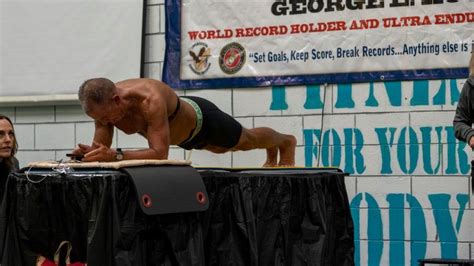 world planking record set by ex marine aged 62 bbc news