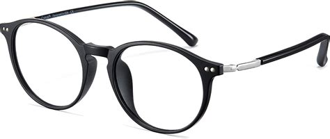 cyxus blue light blocking glasses retro round anti eyestrain computer eyeglasses for