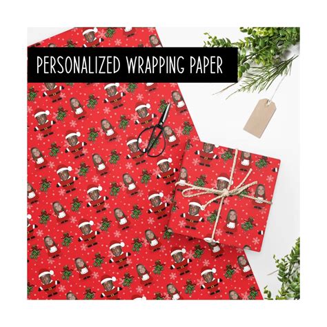 Custom Wrapping Paper Custom Christmas Wrapping Paper Custom