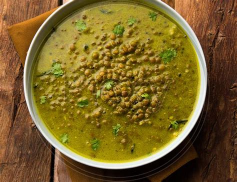 Image Of Black Masoor Dal Fry Or Dhaba Style Sabut Red Lentil Dhal