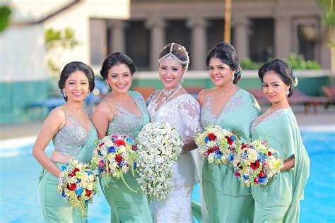 Sri Lankan Wedding Bridesmaid Dresses Bridesmaid Colors Wedding