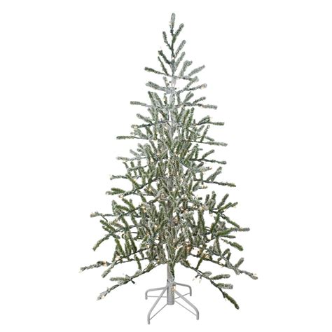 Northlight 5 Prelit Artificial Christmas Tree Flocked Alpine Twig