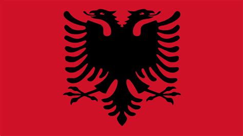 Simbolo Da Bandeira Da Albania