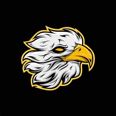 Premium Vector Head Eagle Mascot Illustration