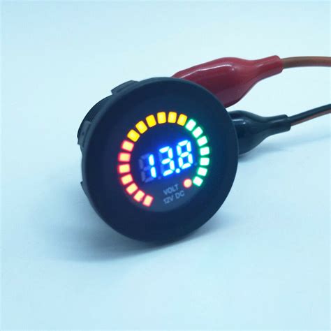 Fxc Dc 12v Led Panel Digital Voltage Meter Display Voltmeter For Car