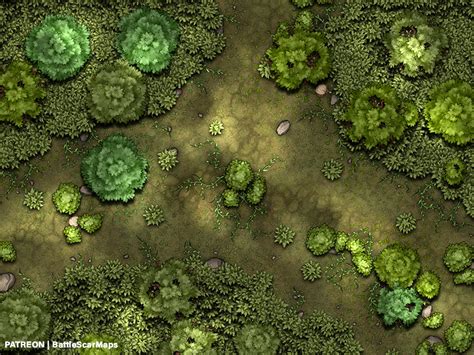 Forest Clearing Battle Map Release Battle Scar Maps Forest Map