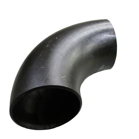 2 Black Steel Sch 40 90 Degree Elbow Long Radius Butt Weld