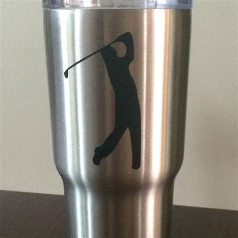 Golfer Decalgolfer Yeti Cup Golfer Sticker Golf Pro Pro Golfergolf