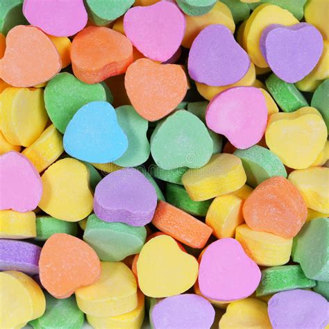 Colorful Hearts Background Sweetheart Candy Stock Photo Image Of