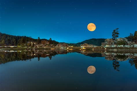Lake Moon Night By Lou Lu Photo 124433805 500px