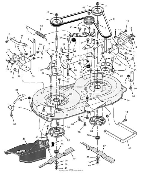 Murray 40508x92e Lawn Tractor 2002 Parts Diagram For Mower Housing