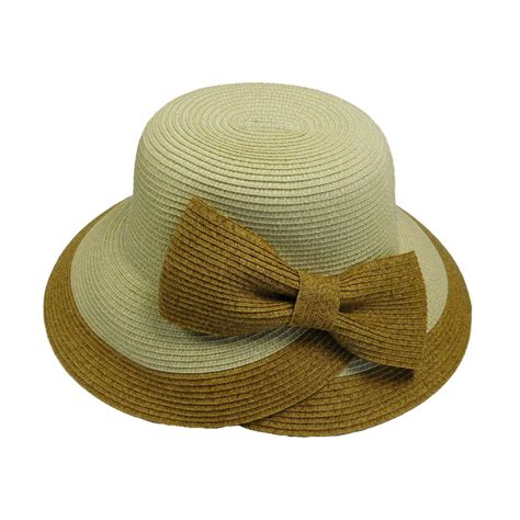Overlapping Brim And Bow Sun Hat Hats Sun Hats Bows
