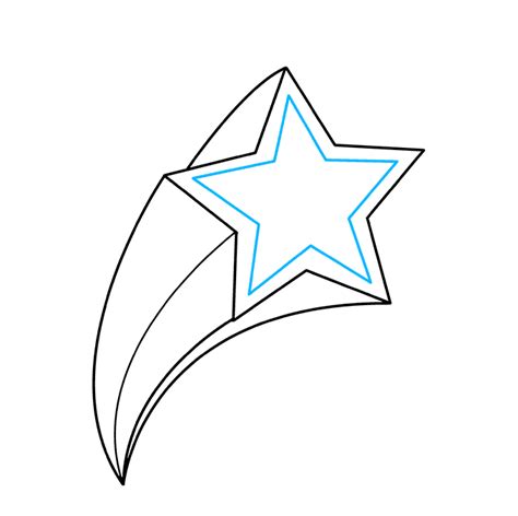 Simple Shooting Star Drawing