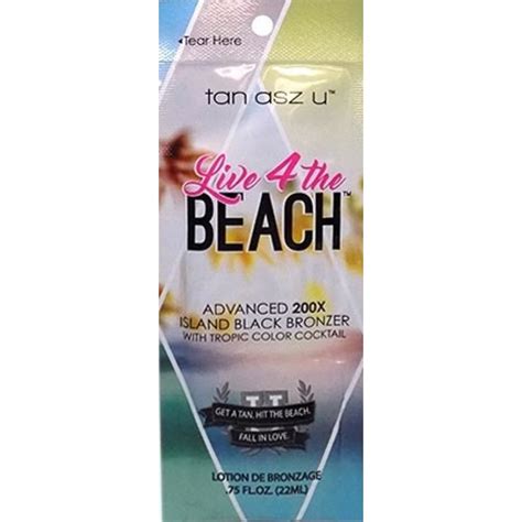 Tan Asz U Live 4 The Beach 22ml Black Bronzer