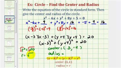The surface area of a sphere is exactly four times the area of a circle with the same radius. Ex 1: Write General Equation of a Circle in Standard Form ...