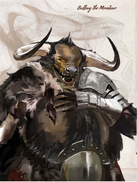 Bullbug The Minotaur Odyssey Of The Dragonlords Fantasy Concept Art