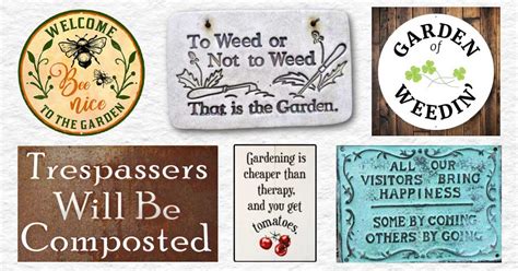 60 Garden Sign Ideas—funny Sweet And Practical — Empress Of Dirt