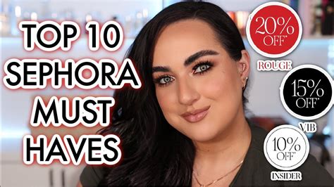 Top 10 Sephora Must Haves It Doesnt Get Better Than These Youtube