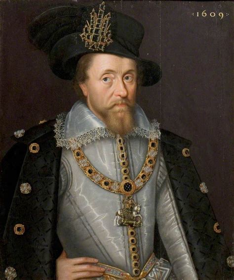 King James I Of England By John De Critz 1609 King James I King
