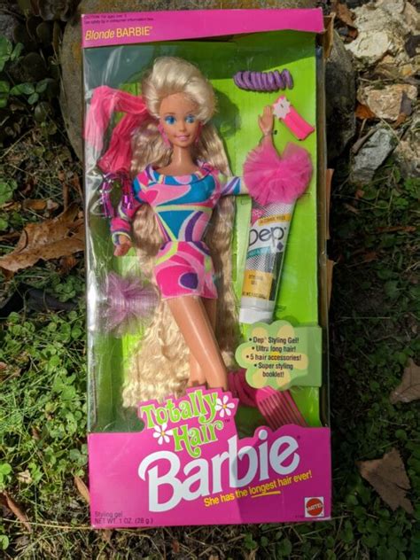 Vintage Totally Hair Barbie Nib 1991 Longest Hair Ever Rare Blonde Dep Gel Antique Price