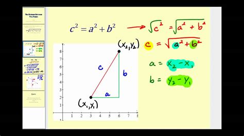 The Distance Formula - YouTube