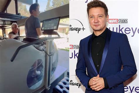jeremy renner up and walking in recovery update